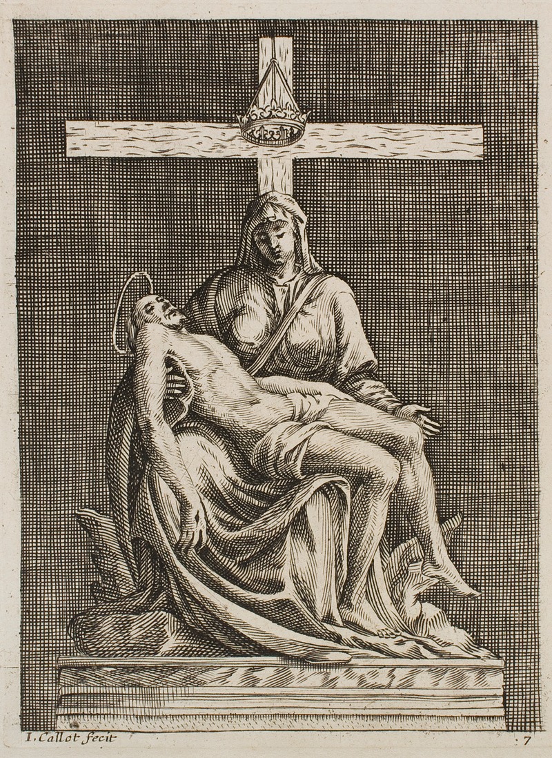 La Pieta by Жак Калло, 1611 — digital art print download