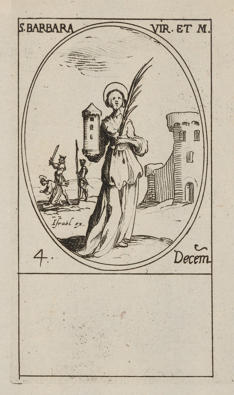 St. Barbara Virgin and Martyr. 4 December — Жак Калло