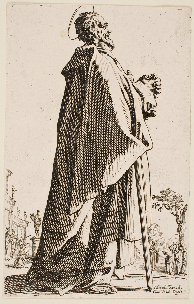 St. Matthew by Жак Калло, 1631 — digital art print download