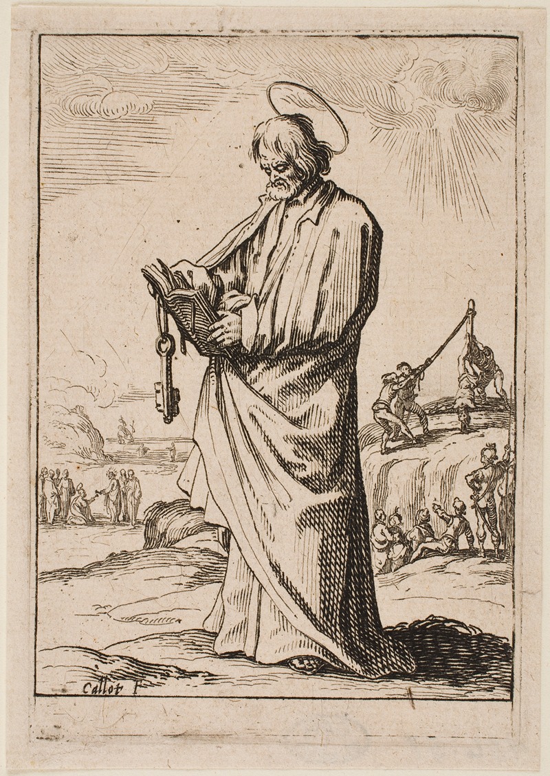St. Peter, the Apostle by Жак Калло, 1627 — digital art print download