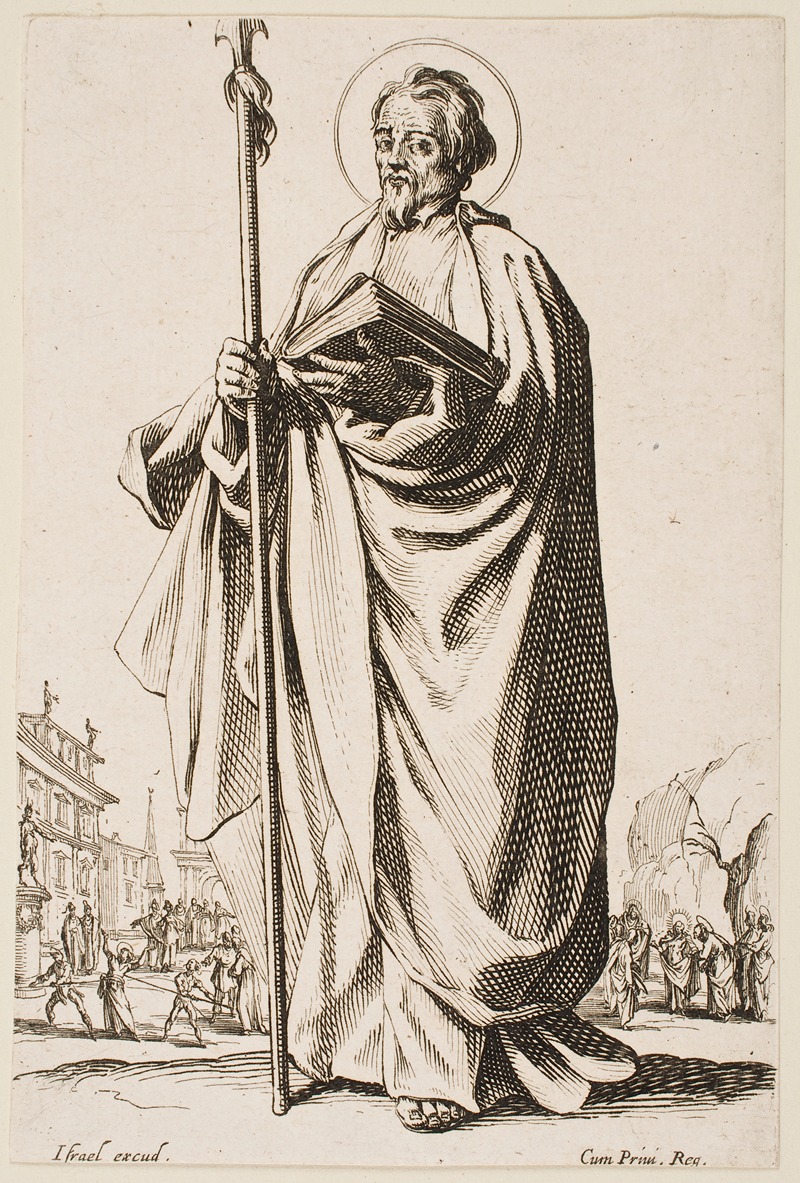 St. Thomas by Жак Калло, 1631 — digital art print download