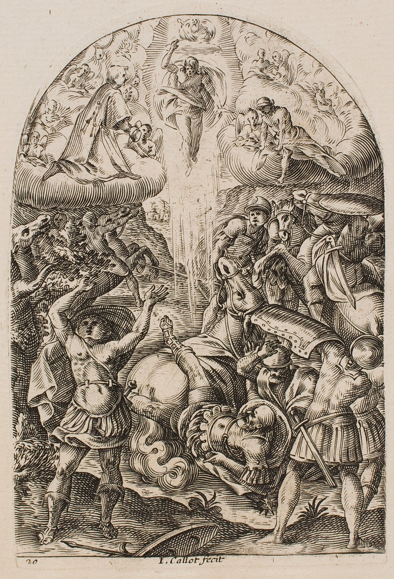 The Conversion of St. Paul by Жак Калло, 1611 — digital art print download
