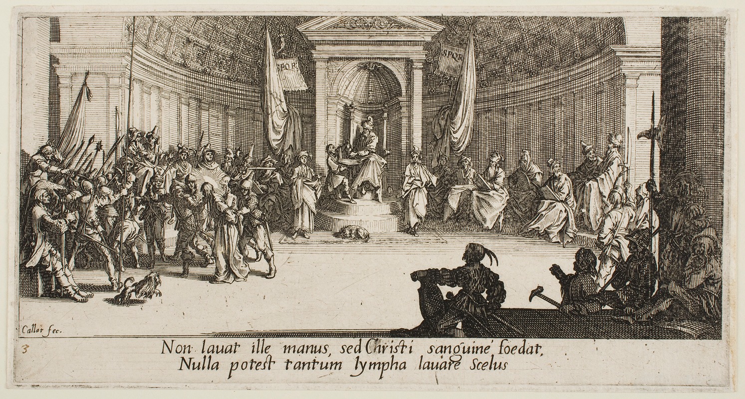 The Death Sentence by Jacques Callot, 1618 — digital art print download