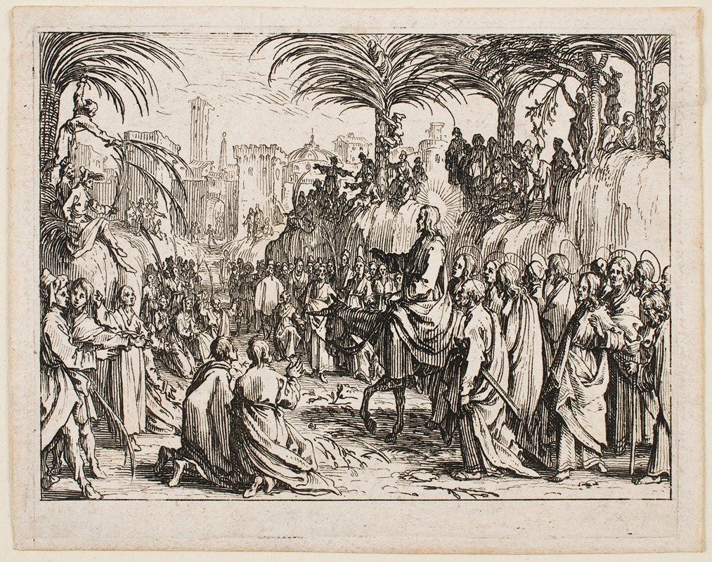 The Entry into Jerusalem by Жак Калло, 1635 — digital art print download