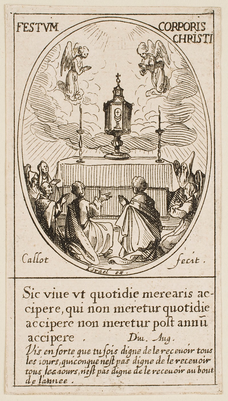 The Holy Sacrement by Жак Калло, 1632 — digital art print download