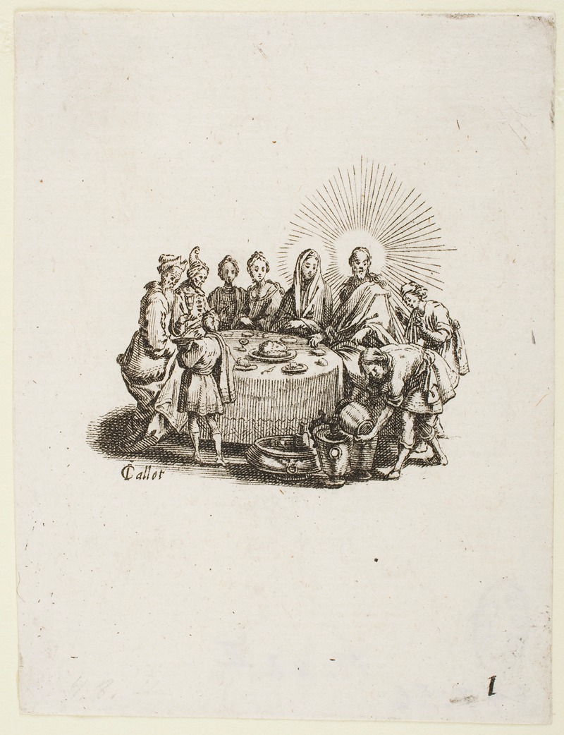 The Marriage at Cana — Jacques Callot