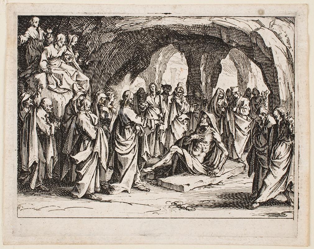 The Raising of Lazarus — Jacques Callot