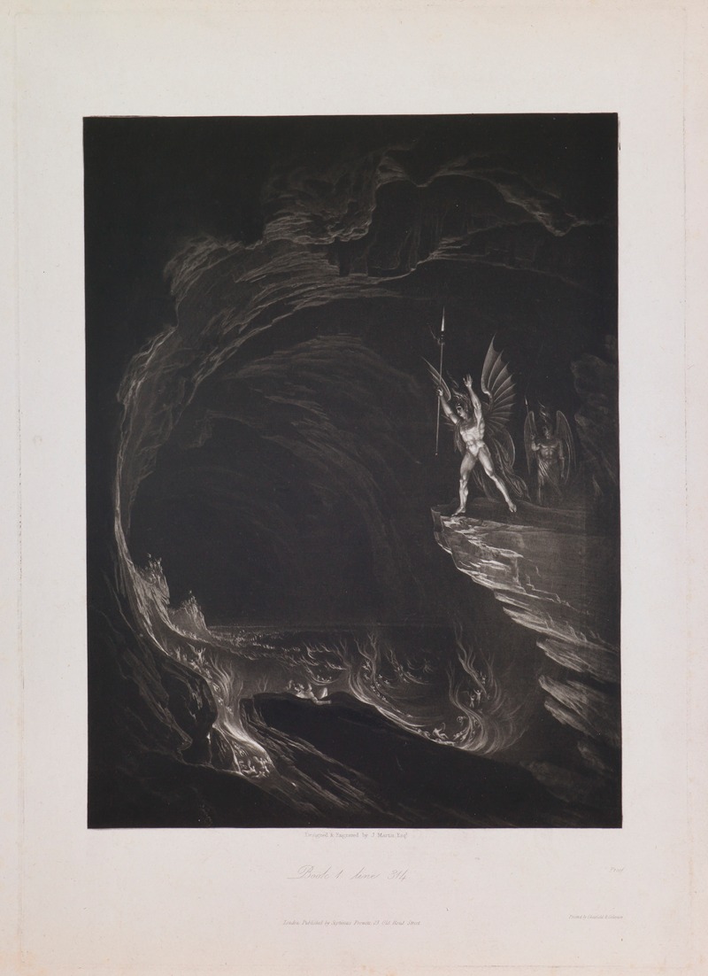 Satan Arousing the Fallen Angels (Book 1, Line 314) — John Martin