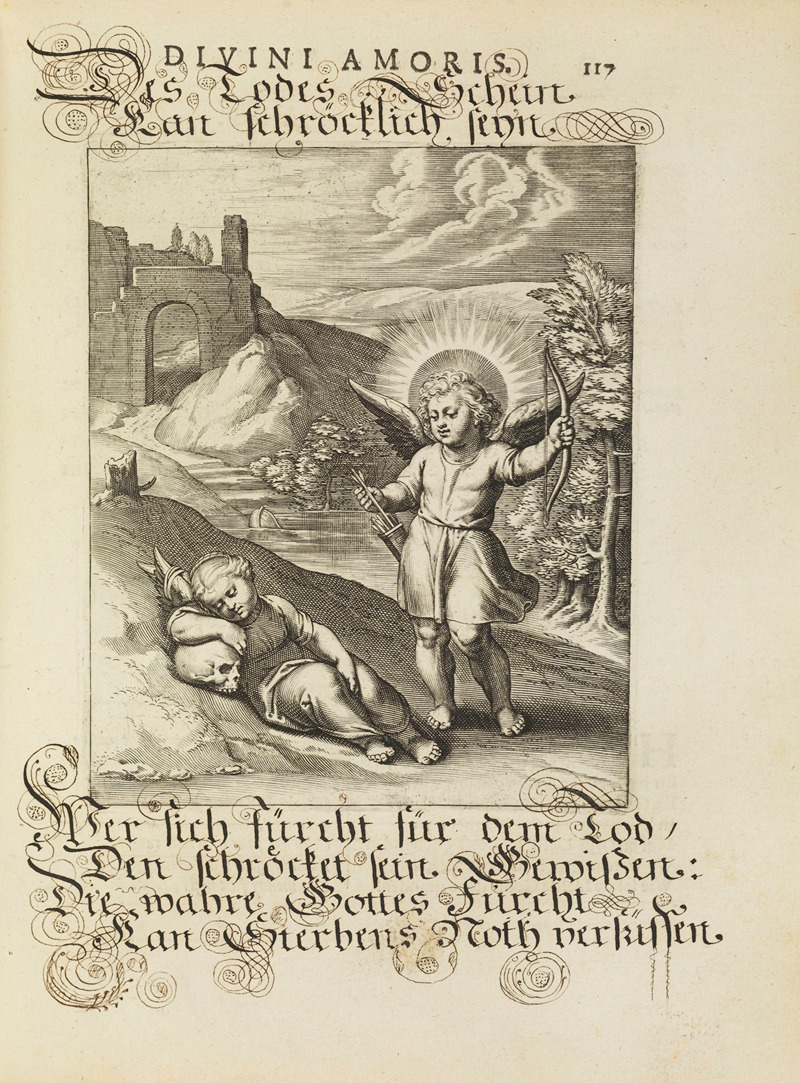 Amoris divini emblemata Pl.56 by Отто ван Вейн, 1660 — digital art print download
