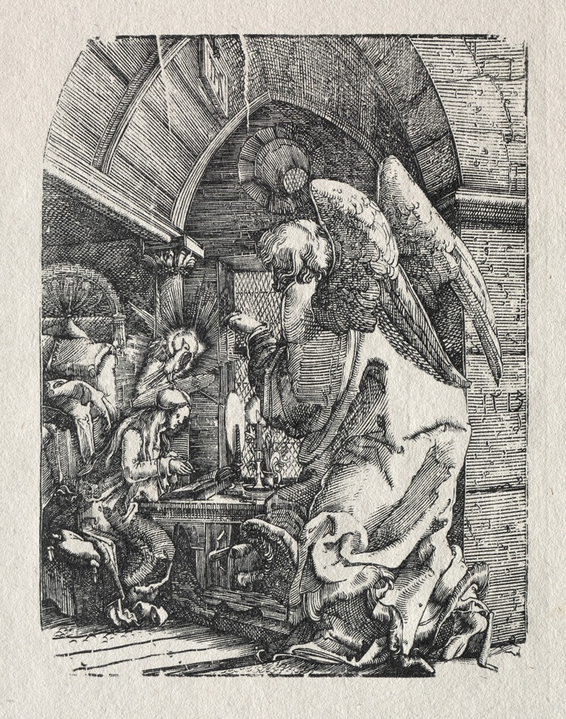The Annunciation by Альбрехт Альтдорфер, 1513 — digital art print download