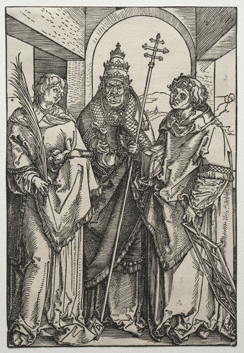 Saints Stephen, Sixtus and Laurence by Альбрехт Дюрер — digital art print download