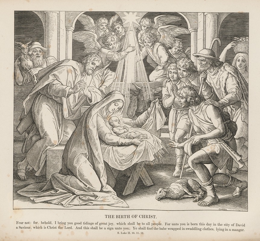 The birth of Christ — Julius Schnorr von Carolsfeld