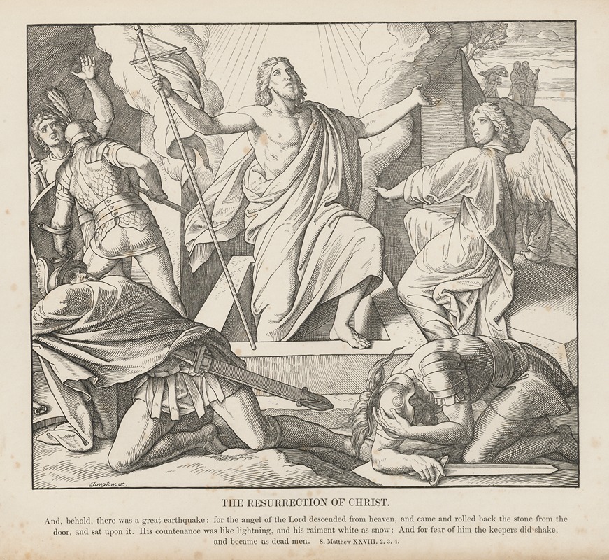 The resurrection of Christ — Julius Schnorr von Carolsfeld