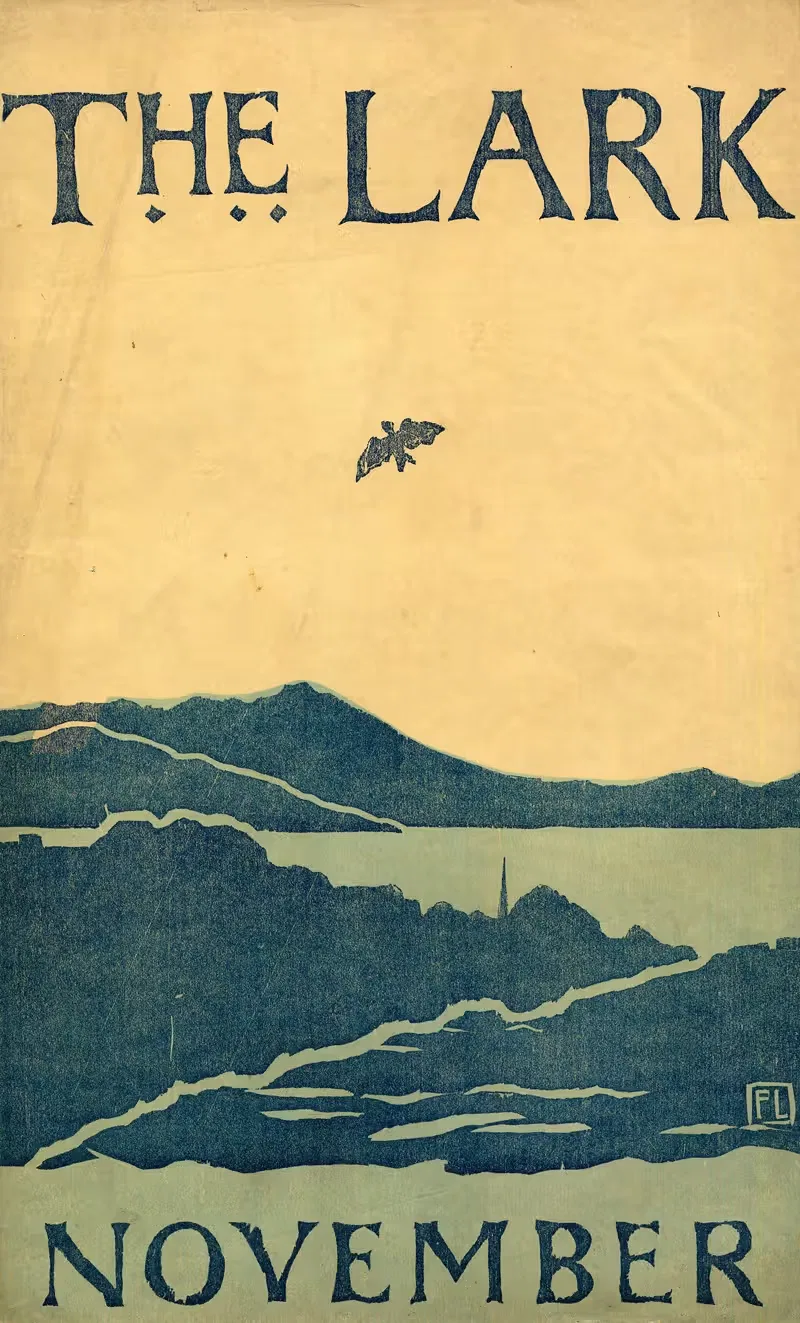 The Lark November by Florence Lundborg, 1895 — digital art print download