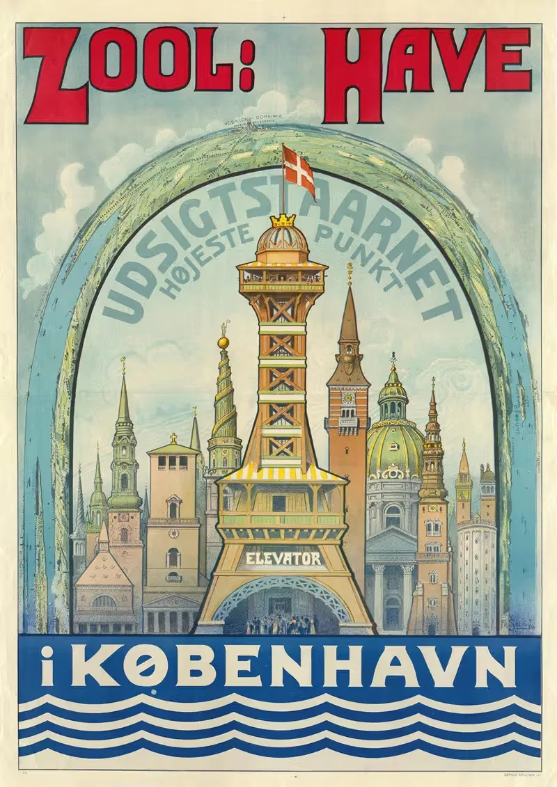 Zool; Have i København by Franz Sedivý — digital art print download
