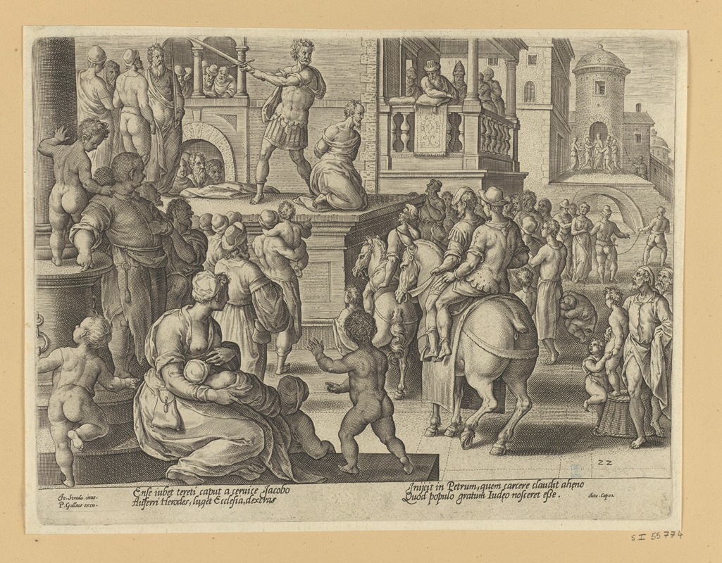 The Beheading of St James — Stradanus