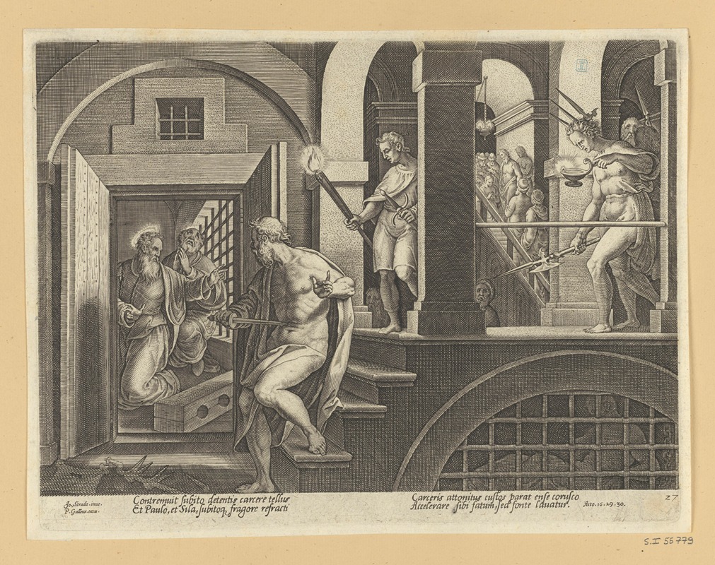 The Conversion of The Warder by Страданус, 1582 — digital art print download