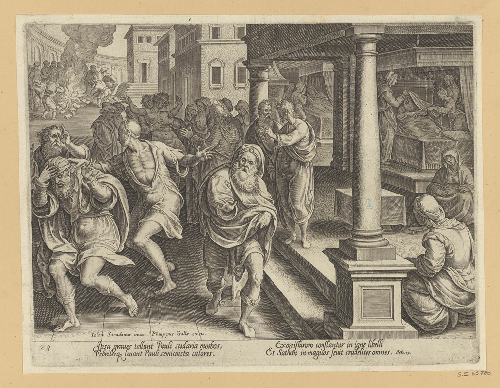 St Paul and The Exorcists at Ephese — Stradanus