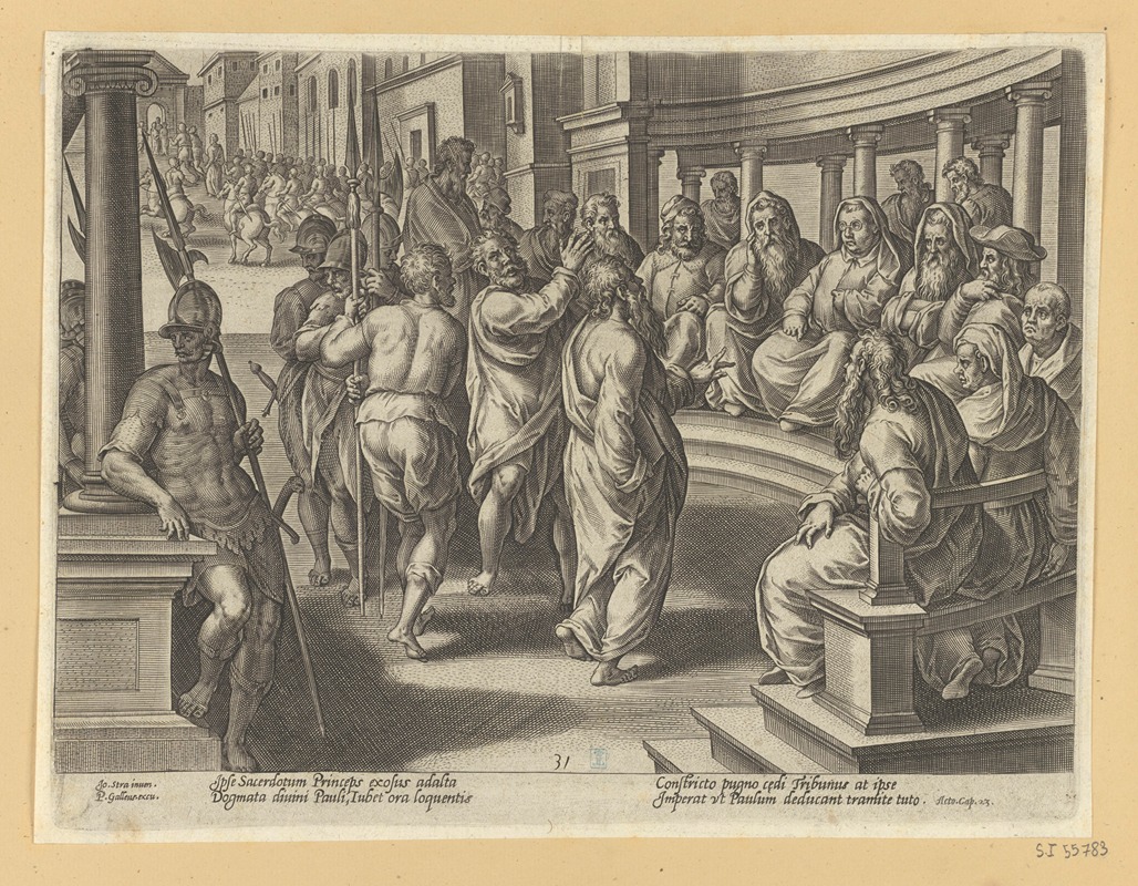 St Paul Before The High Priest by Страданус, 1582 — digital art print download
