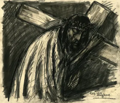 Christus by Эжен Ван Мигем — digital art print download