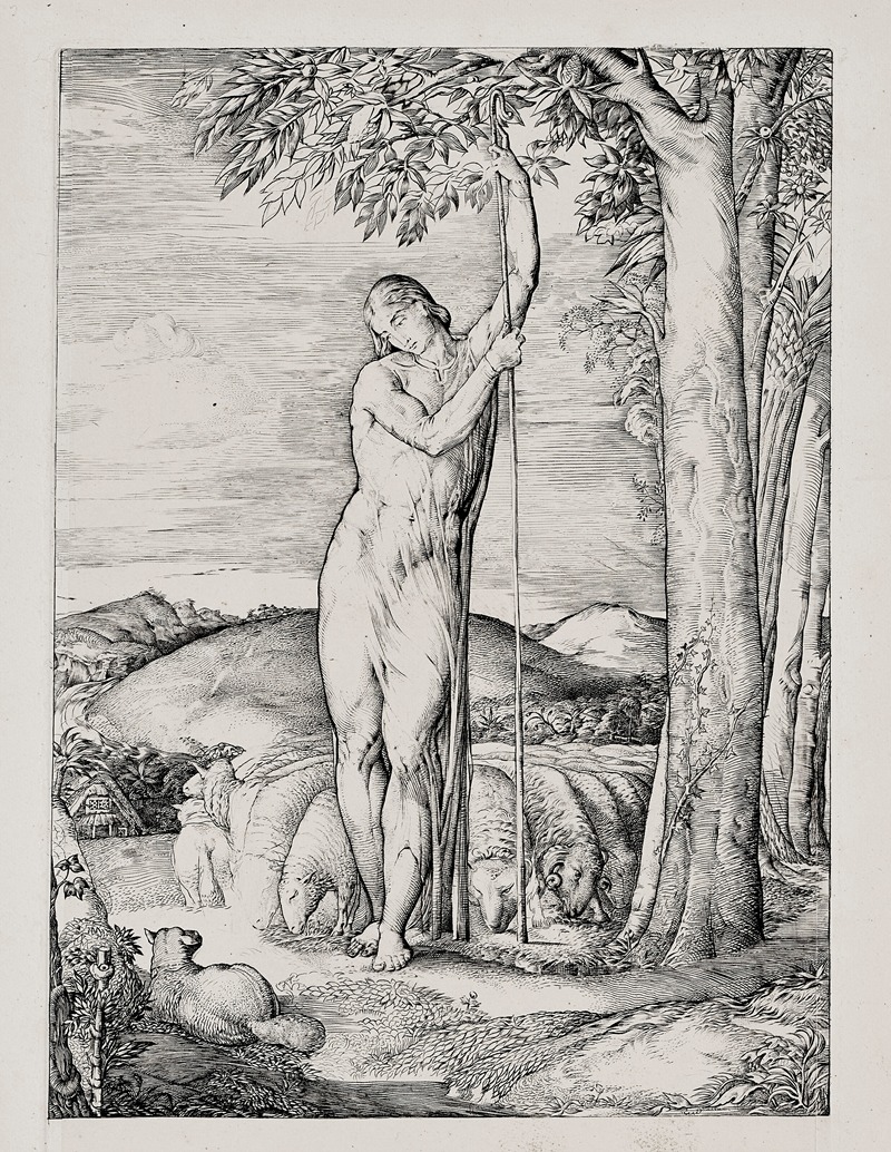The Shepherd – Christ the Good Shepherd by Джордж Ричмонд, 1827 — digital art print download