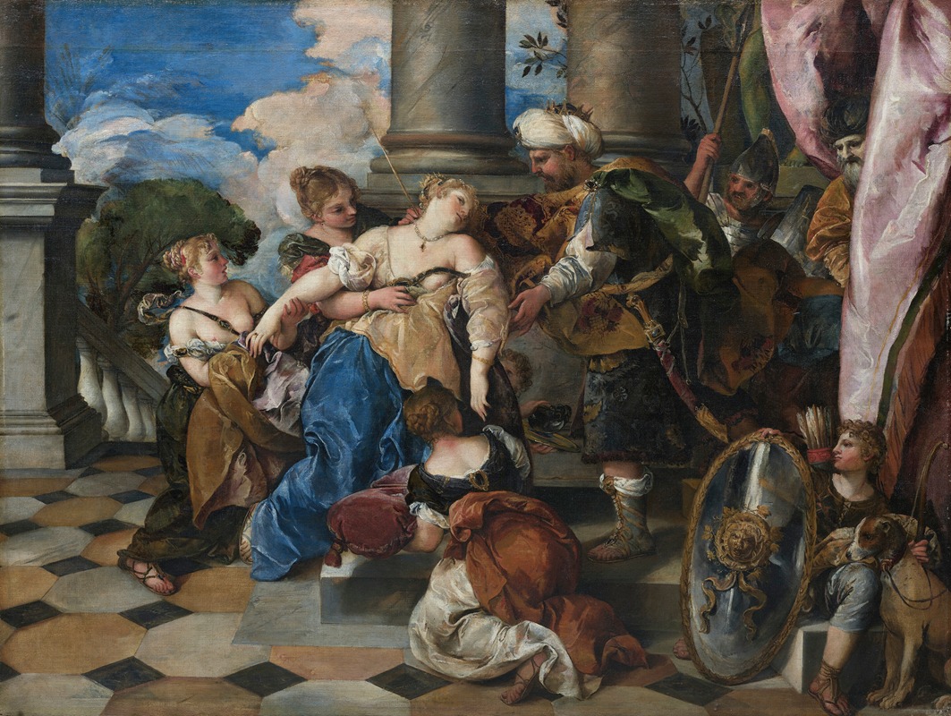 Esther in front of Ahasuerus — Giovanni Coli