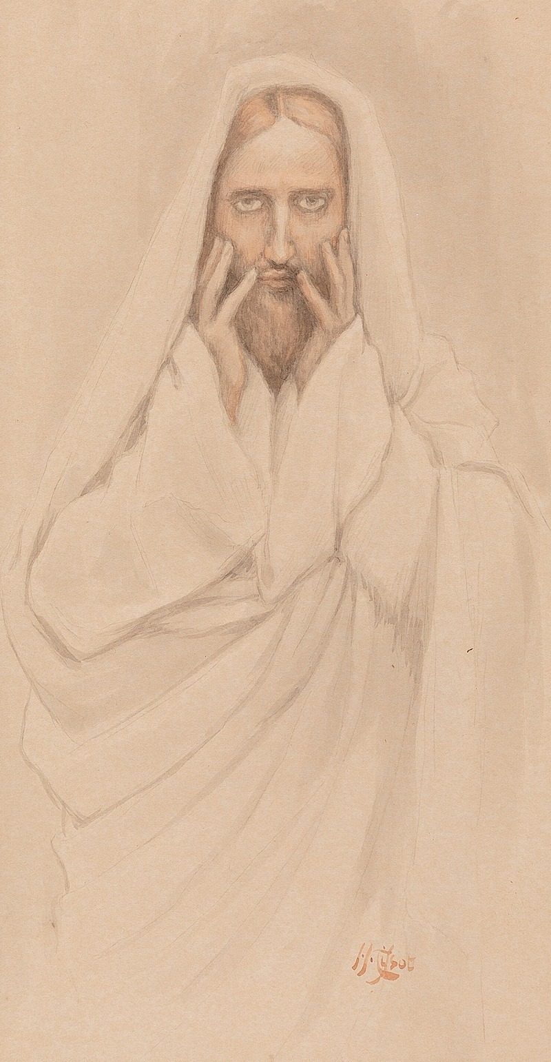 Study for Exhortation to the Sinner by James Jacques Tissot — digital art print download