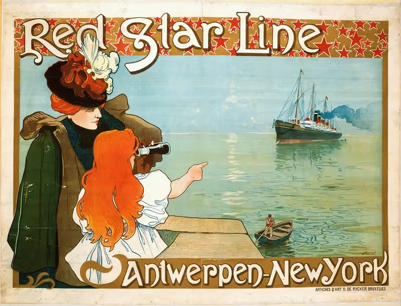 Red Star Line Antwerpen-New York — Henri Cassiers