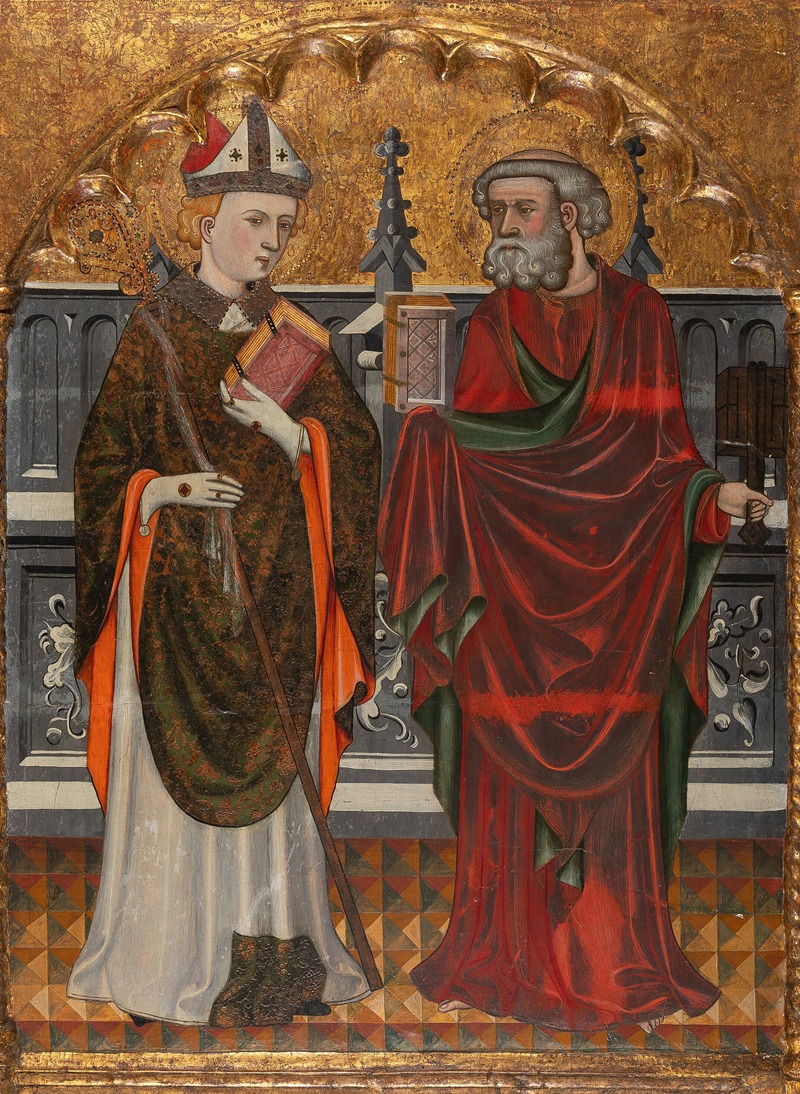 Saint Peter and Saint Louis by Pere Vall — digital art print download