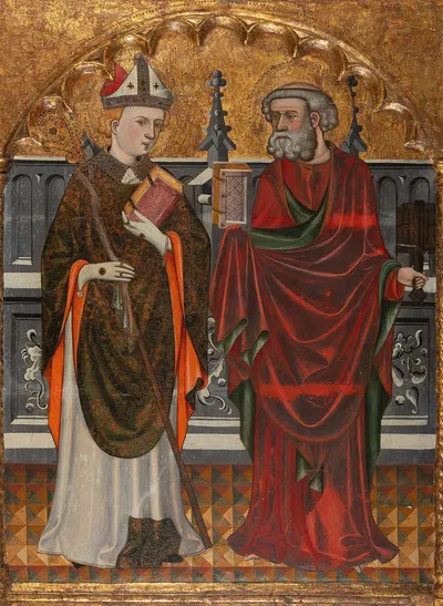 Saint Peter and Saint Louis by Pere Vall — digital art print download