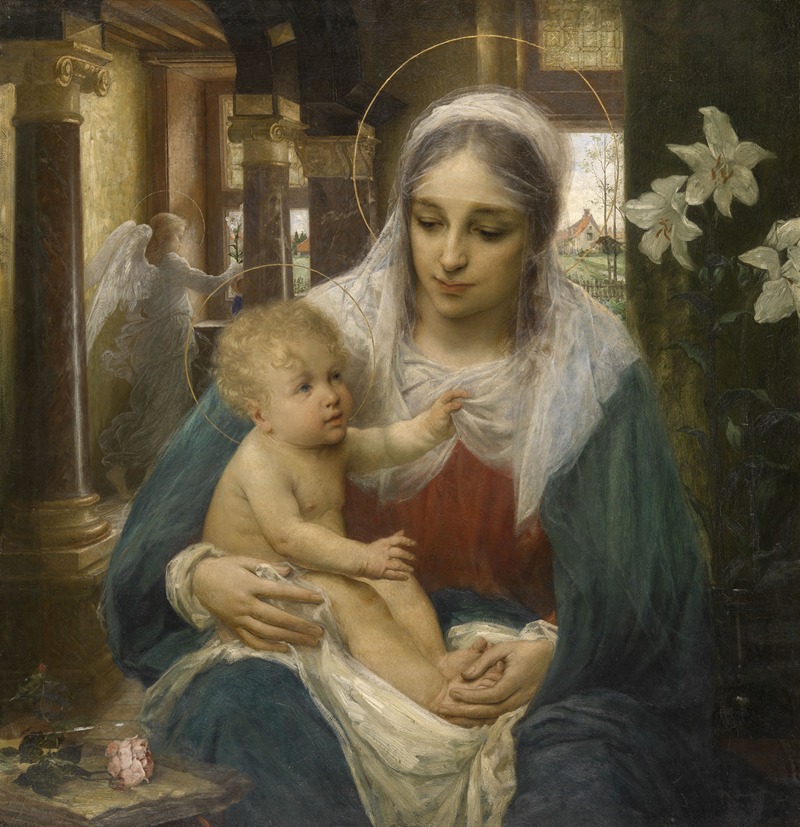 Mater Purissima by Эдмон Ван Хове, 1853-1912 — digital art print download