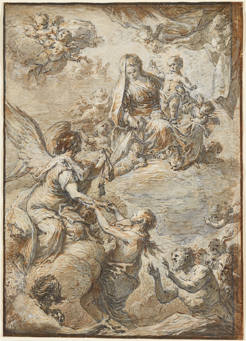 Madonna Rescuing Souls from Purgatory — Jacopo Cestaro