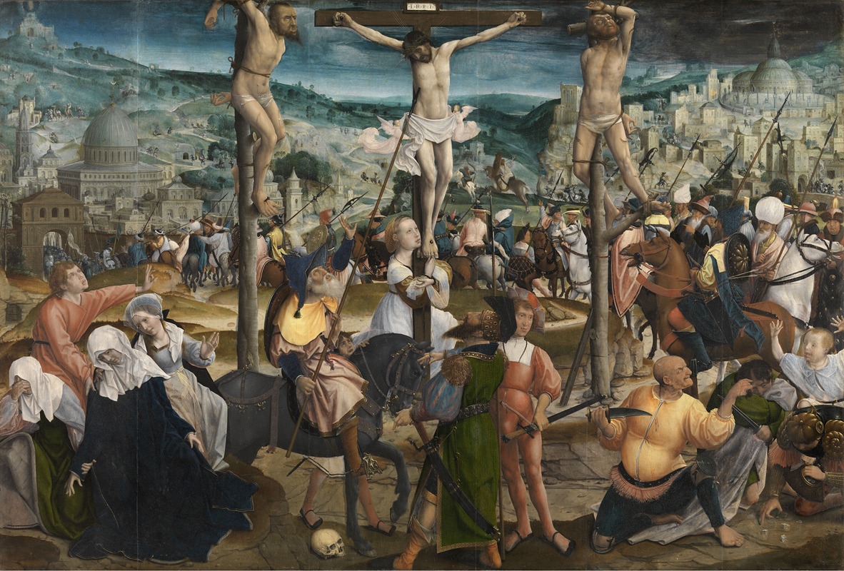 Crucifixion by Jan Provoost, 1501 — digital art print download