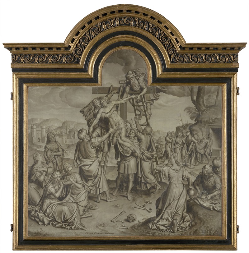 Descent from the Cross by Питер Пурбус, 1570 — digital art print download