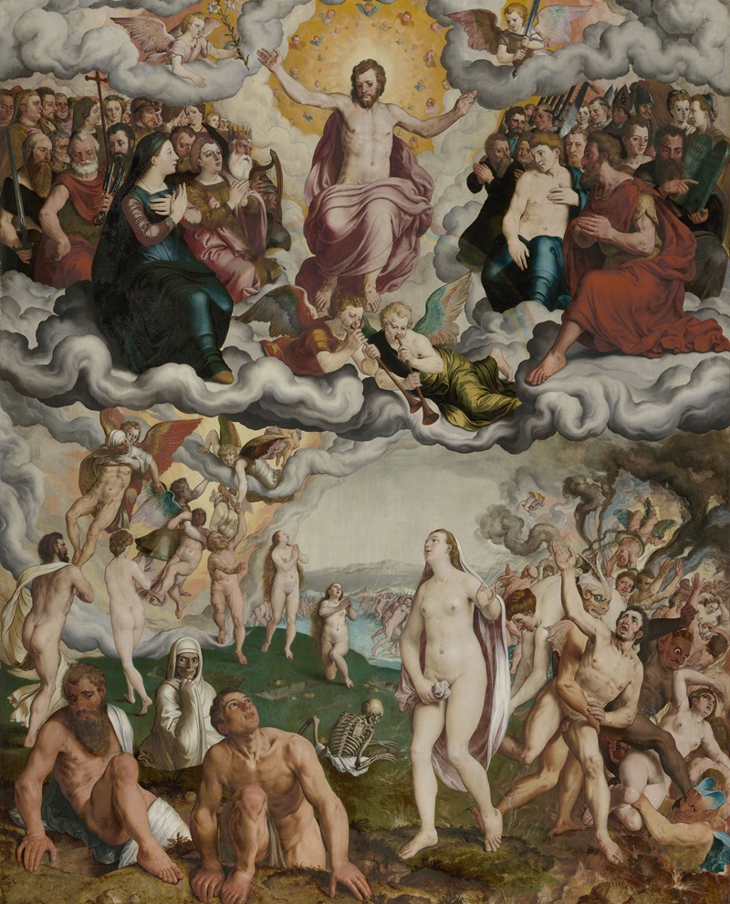 Last Judgement by Pieter Pourbus, 1551 — digital art print download