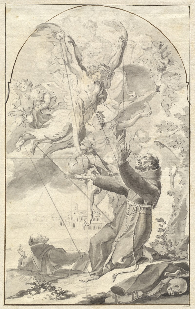 The Stigmatization of Saint Francis — Johan Baptist Enzensberger