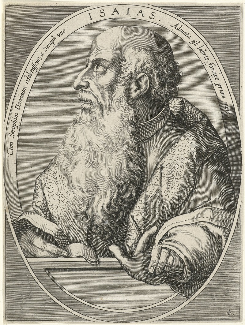 Isaiah by Страданус, 1613 — digital art print download