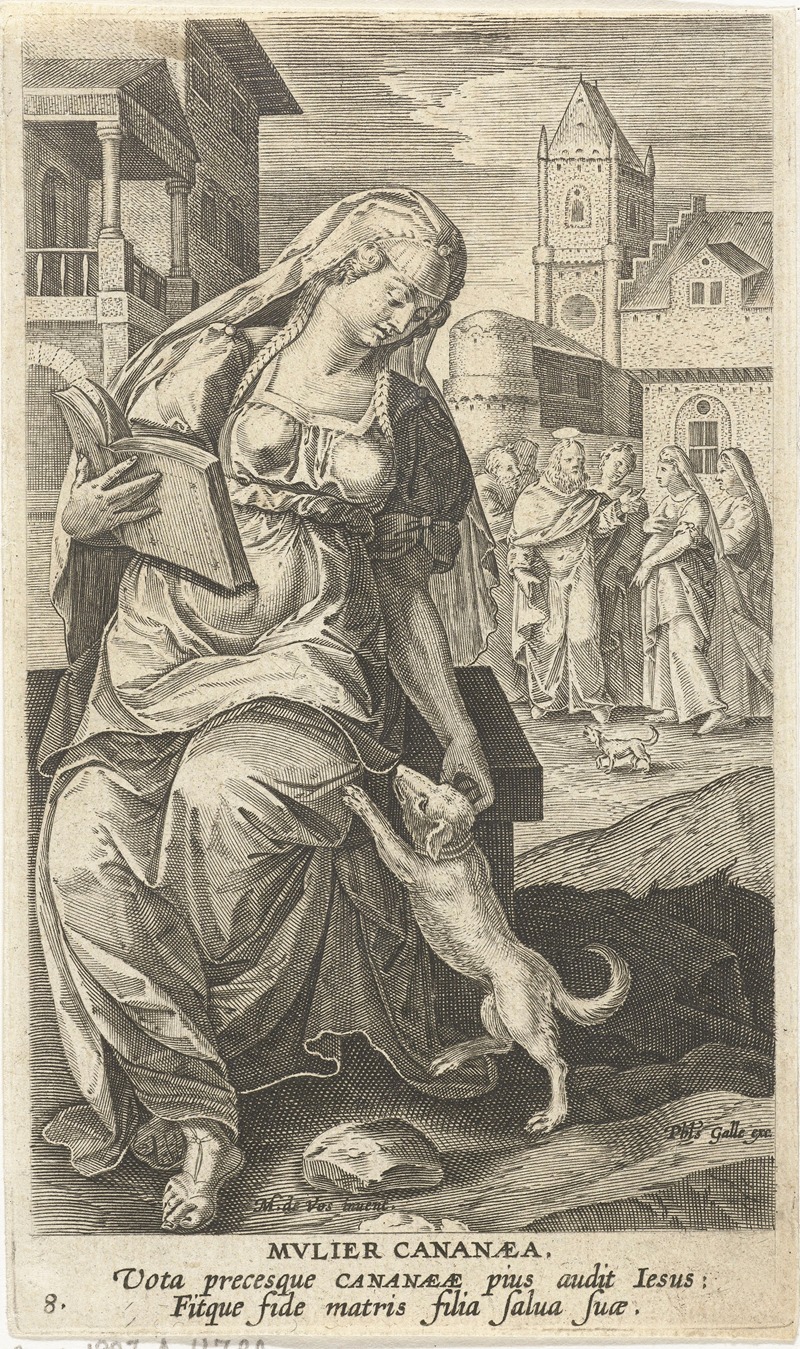The Canaanite woman — Jan Collaert II