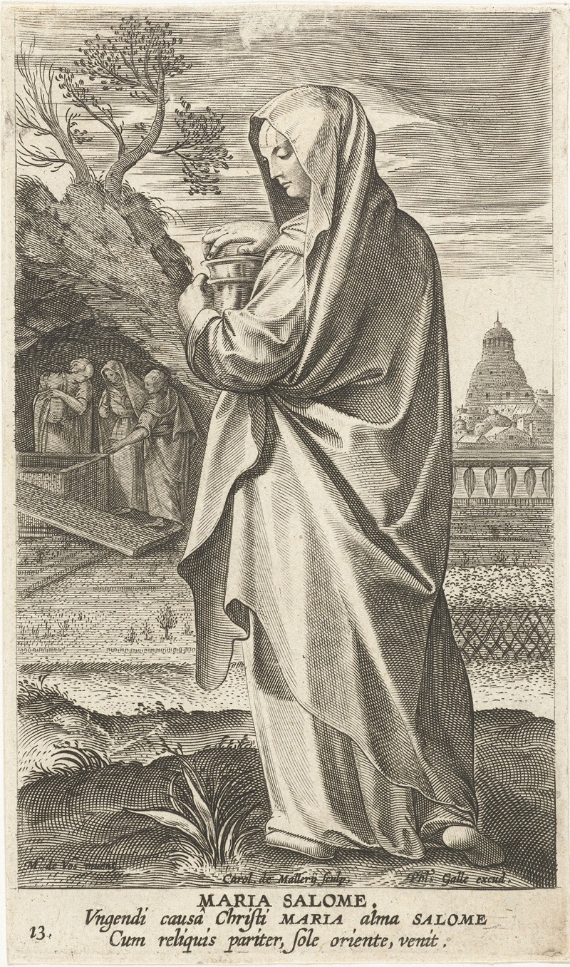 Maria Salome by Jan Collaert II, 1595 - 1599 — digital art print download