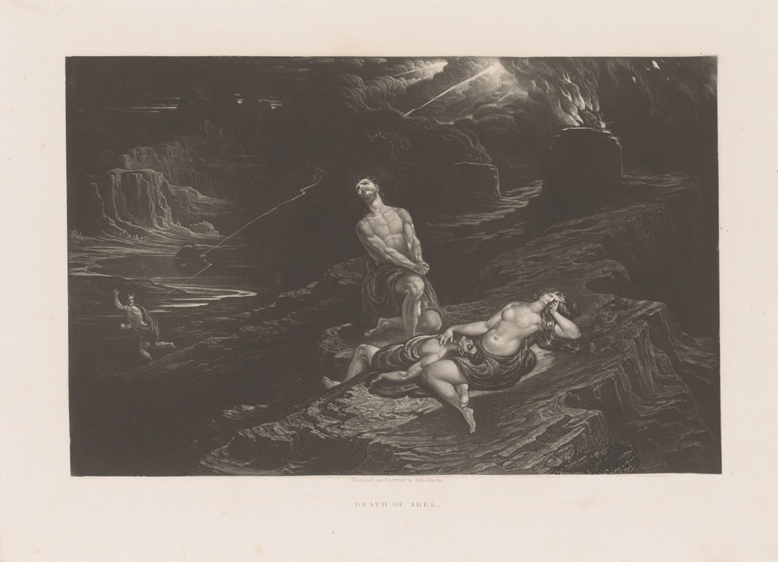Death of Abel by Джон Мартин, 1831-1839 — digital art print download