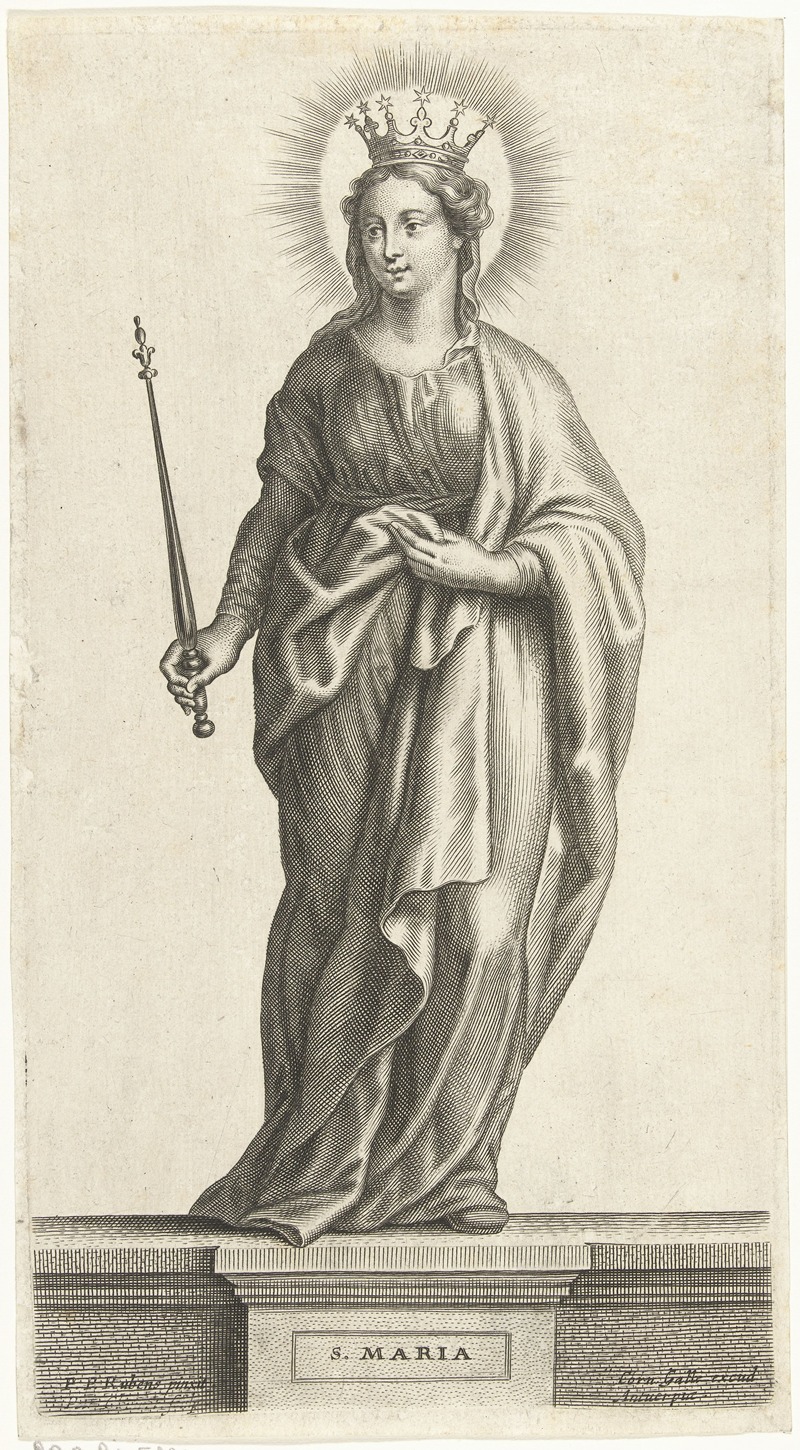 Queen of Heaven by Petrus Clouwet, 1639 - 1670 — digital art print download