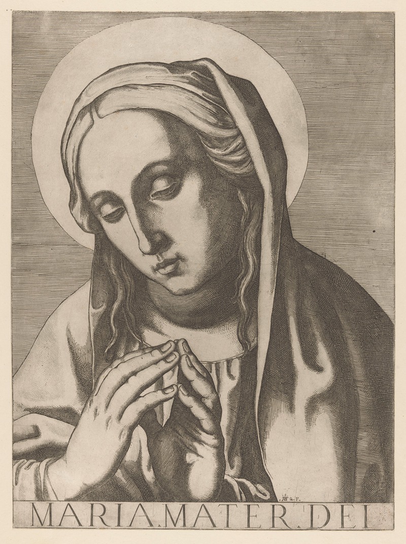 Mary by Raffaello Schiaminossi, 1606-1607 — digital art print download