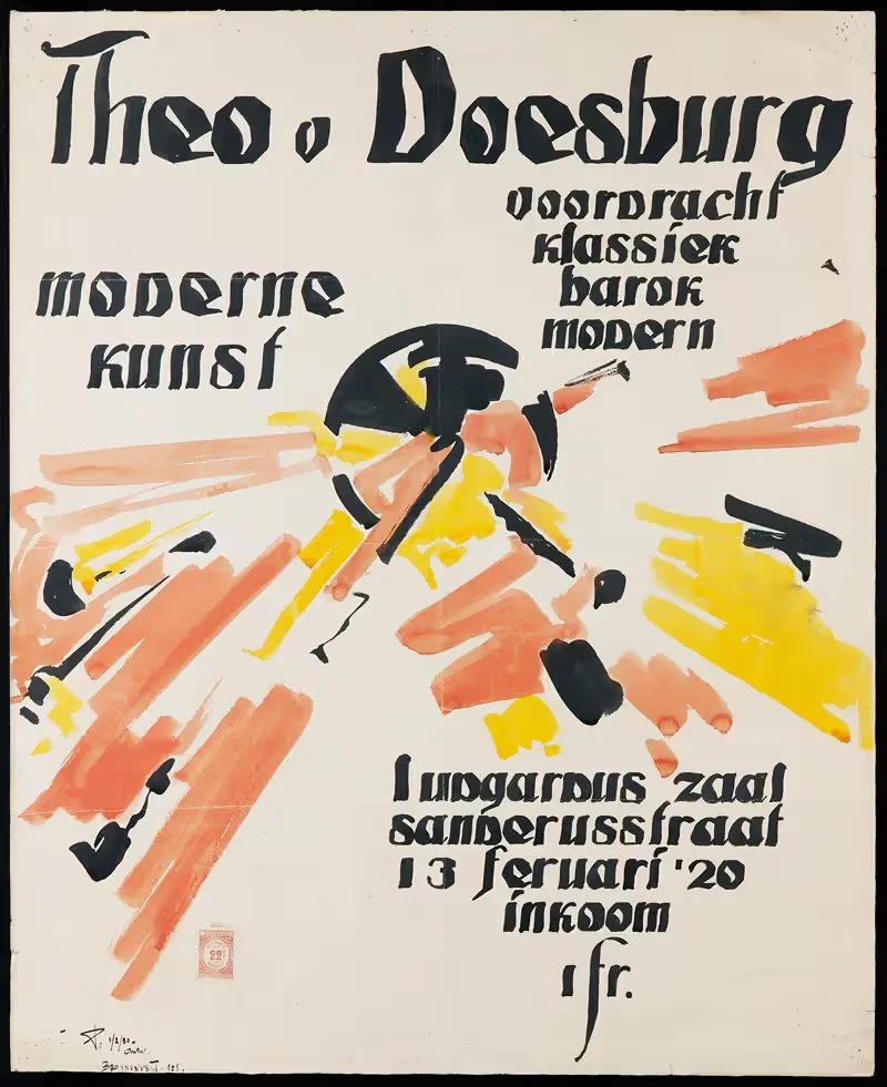 Theo van Doesburg, Moderne kunst by Jozef Peeters — digital art print download