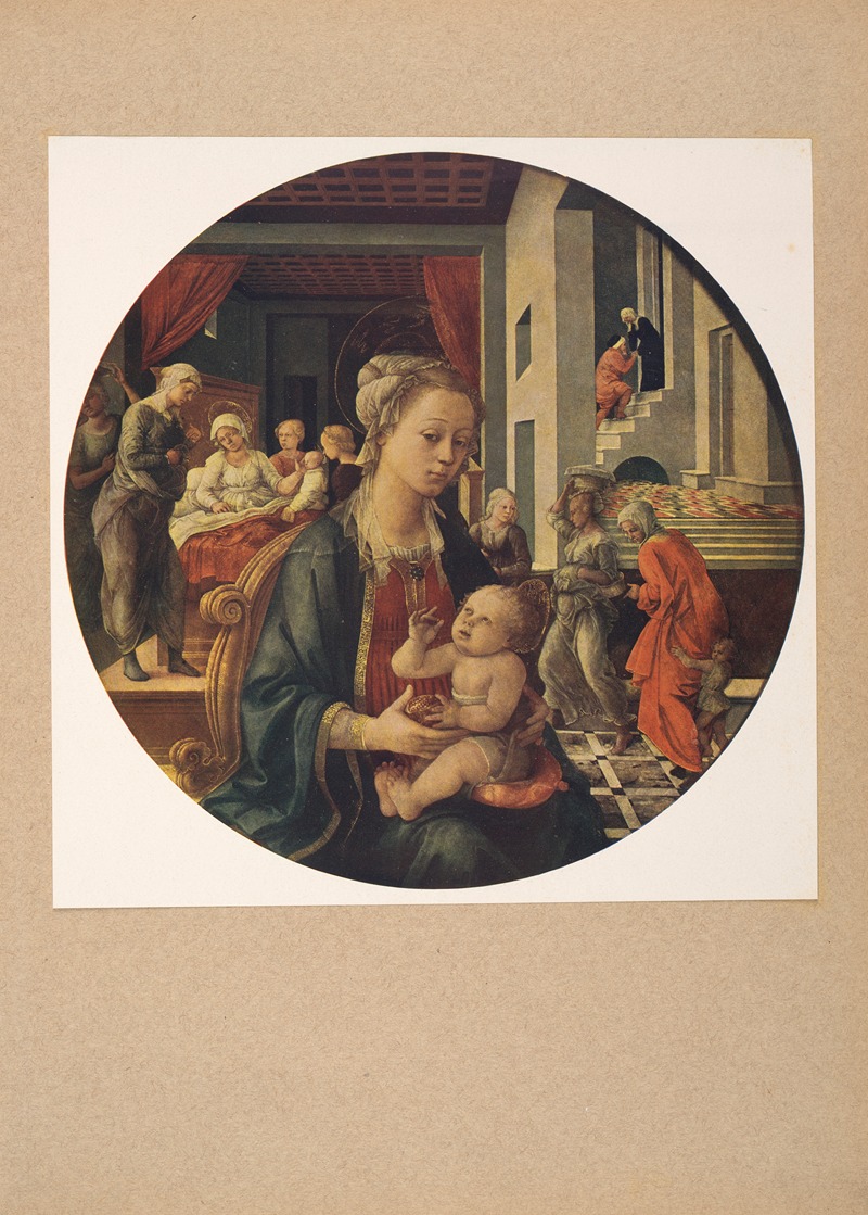 Filippo Lippi, Madonna col Bambino by Коррадо Риччи, 1910 — digital art print download