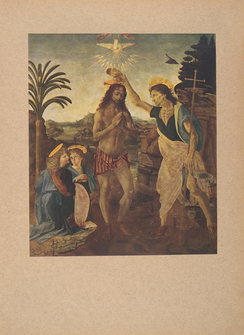 Verrocchio, Battesimo di Gesù by Коррадо Риччи, 1910 — digital art print download