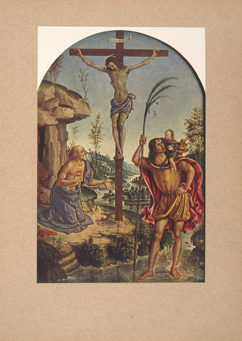 Pintoricchio, Crocifisso e santi by Коррадо Риччи, 1910 — digital art print download