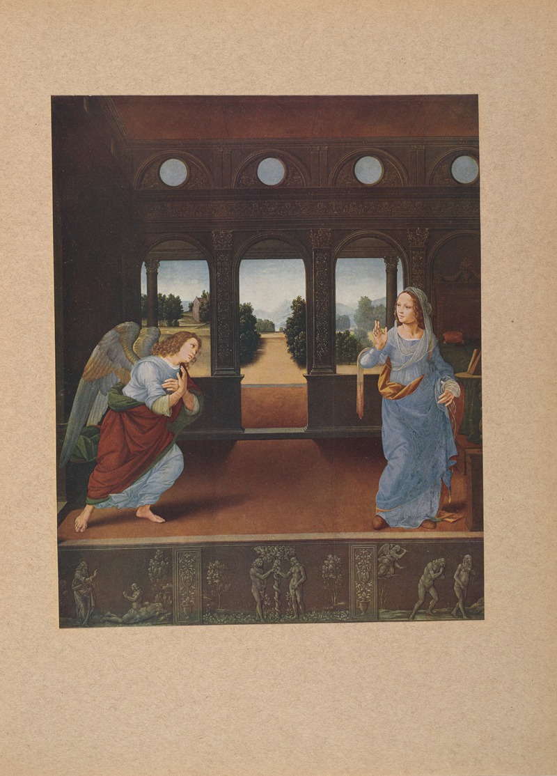 Lorenzo di Credi, Annunciazione by Коррадо Риччи, 1910 — digital art print download