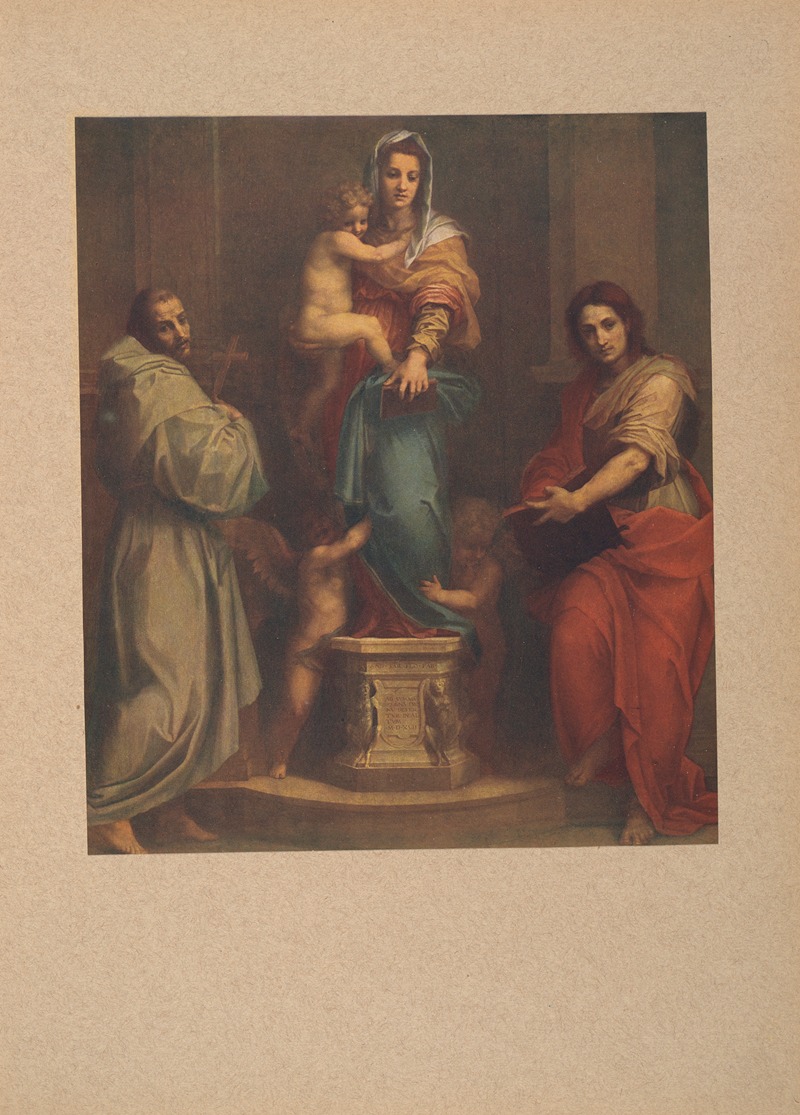 Andrea del Sarto, Madonna delle Arpie by Corrado Ricci, 1910 — digital art print download