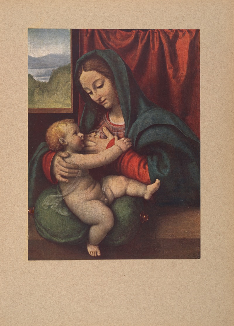 Andrea Solario, Madonna col Bambino by Коррадо Риччи, 1910 — digital art print download