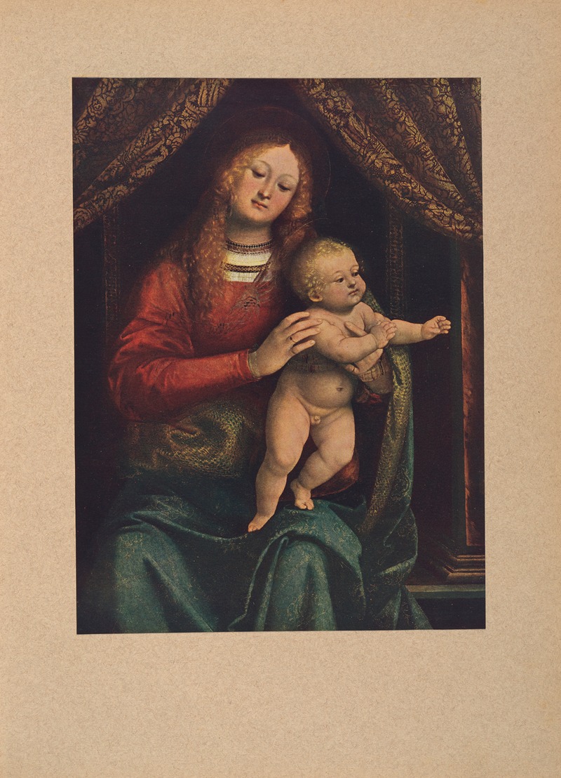 Gaudenzio Ferrari, Madonna col Bambino by Коррадо Риччи, 1910 — digital art print download